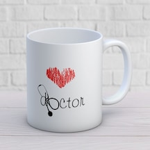 14 Mart Tıp Bayramı Doctor Baskılı Kupa Bardak Beyaz