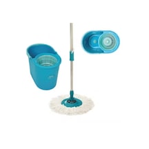 Üçpınar Döner Başlıklı Mikrofiber Otomatik Sıkmalı Temizlik Seti 360 Dönen Mop Paspas Ve Yıkama Kovası