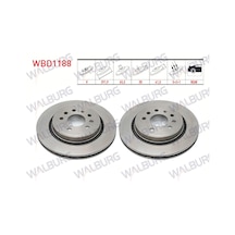 Fren Dıskı Arka Havalı 5 Bjn 291,9x20x65,5x41,5opel Vectra C 1.8 16v 2002-2008/ Vectra C 1.9 Cdtı 20