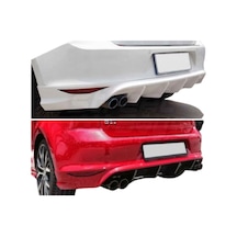 Vw Golf 7 Oettinger Arka Ek Plastik Siyah Difüzör 2012 2013 2014 2015 2016 Arka-difizör-bodykit-ek
