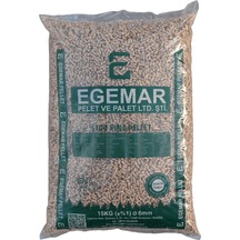 Doğal Çam Peleti 6 Mm 15 Kg