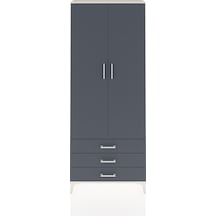 Arges Dolap 2 Raflı 3 Çekmeceli Tek Askılı 88x30x221 Aytaşı-a... Aytaşı