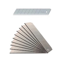 Maket Bıçağı Yedeği Ucu Kalın 18 Mm Bıçak 10 Adet