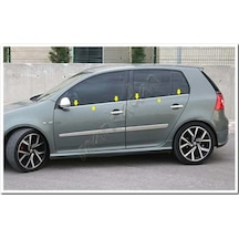 Db Chrome Vw Golf 5 Cam Çıtası Nikelajı 2004-2009 4 Parça  P.Çelik