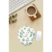Yaprak Desenli Bilek Destekli Mouse Pad Mousepad