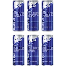 Red Bull Blue Edition Yaban Mersini Enerji İçeceği 6 x 250 ML