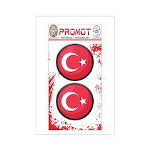 Türk Bayrak Tasarım Logo Sticker 03 Diğer