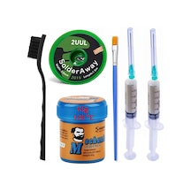 Mechanic Krem Lehim Solder Paste 42 Gr 138c Flux, 2uul 2015 Lehim Emme Temizleme Teli 2,0 Mm Lehim St15