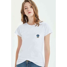 Hp Ravenclaw Amblem Baskılı Beyaz Kadın Tshirt