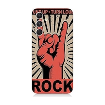 Samsung Galaxy S24 Plus Uyumlu Rock Müzik Desenli Silikon Kılıf