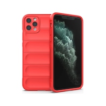 Apple iPhone Uyumlu,  11 Pro Kılıf Optimum Silikon - Kırmızı