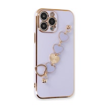 Apple iPhone Uyumlu 14 Pro Kılıf Esila Silikon - Lila Bz8683140433147