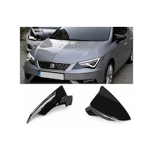 Seat Ibiza 5 2017+ Batman Yarasa Ayna Kapağı Parlak Siyah Sportif Yan Ayna Kaplaması