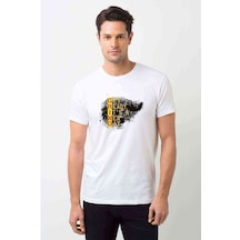 Grind Get Ready It'S A New Baskılı Beyaz Erkek Tshirt