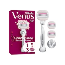 Gillette Venus Pro Comfortglide Sugarberry Kokulu Kadın Tıraş Makinesi, Olay Nemlendirici