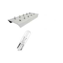 10 Adet 12v T5 1.2w Mini Dipsiz Standart Renk Ampul