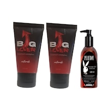 Big Lover Erkeklere Özel 50 Ml Jel 50 Ml Maximum Strength Hardening Gel For Men 2 Adet + Playboy 120 Ml Masaj Yağı