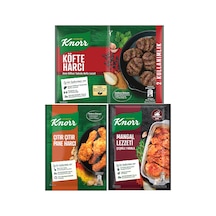 Knorr 3'lü Harç Ve Çeşni Seti Köfte Harcı, Pane Harcı, Fırında Tavuk Çeşnisi