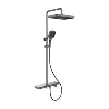 Fg-p4057t Mat Füme Termostatik Duş Takımı