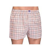 6 Lı Paket Berrak Erkek Desenli Poplin Boxer Karışık Renk 1052 Çok Renkli