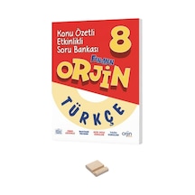 8. Sınıf Orjin Konu Özetli Etkinlikli Türkçe Soru Bankası Ve Telefon Standı