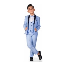 Mnk Baby & Kids Çocuk Damatlık Yaka Simli Özel Gün Takım Elbise Mnk0541 001