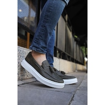 Alemdarshop Mn127 - Cbt Loafer-x Erkek Ayakkabı Hakı Haki