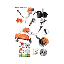 Staxx Power ST9902S 20Hpx Benzinli Yan Tip Tırpan  + 2 Çapa Aparat