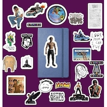 Travis Scoutt Sticker Paketi/bullet Journal Defter Çıkartma Ajanda Laptop Etiket