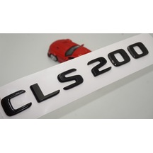 CLS 200 Bagaj Parlak Siyah ABS 3M 3D Yazı Logo