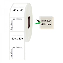 100 X 100 Pp Opak Etiket 350 Sarım