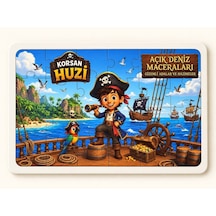 Korsan Huzi - 24 Parça Ahşap Puzzle
