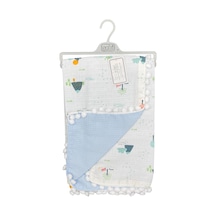 Sebi Bebe Ponponlu Battaniye 70x90cm 9212