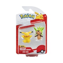 Pokemon Battle 2'li Figür Seti - Pikachu Ve Chespin Pkw4069 Diğer