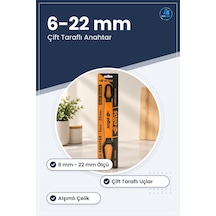 Çoklu Çift Taraflı Anahtar 6mm İle 22mm Somun Cıvata Gevşetici Sı