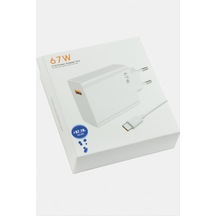 Zenviac456 67w Type C Şarj Aleti Zenviac45678 Beyaz