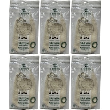 Derma Naturel Therapy Saf Yün Banyo Eldiveni T-485 6 Lı Set