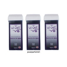 Vi-Vet Black Kartuş Roll-On Sir Ağda 100 ML x 3