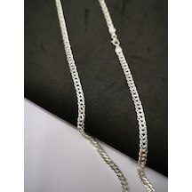Omar Silver Erkek Rambo Gümüş Kolye Zincir 4,3 Mm Omar Silver Erkek Rambo Gümüş Kolye Zincir 4,3 Mm