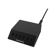 Sabrent 100 Watt Çoklu Bağlantı Noktalı Usb Hızlı Şarj Cihazı Ax-adpd 6-port
