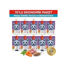 Wanpy Ördek Havuç Köpek Et Ezme X 10