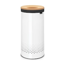 Brabantia Whıte Paslanmaz Çelik Çamaşır Sepeti 35L Beyaz