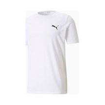 Puma Active Small Logo Tee Beyaz Erkek Spor Tişört - 586725 02 Beyaz