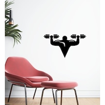 Bk Home Gym Tasarımlı Duvar Sticker-2