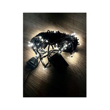 10m 100 Led Damla Uçlu Gün Işığı Siyah Kablo Mz-17-3 - Led Işık