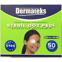 Dermateks Yetişkin Göz Pedi 50 Adet
