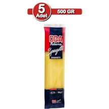 Oba Spagetti Makarna 500 G X 5 Adet Aile Tipi Çoklu Paket