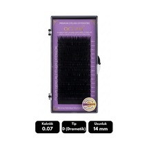 Ocean 0.07d Dramatik Kıvrım 14 Mm Soft Eyelash Doğal İpek Kirpik 16'lı