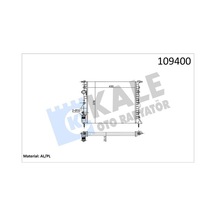 Kale 0518182al Radyatör Clıo Iı-logan 04 Kangoo 01 Megane 96 1.4-1.61.5d-1.9 Klimasız Mek 430x377.5x23 2 Sıra Al Pl 7700838134-7700836301-7700436693