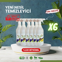 Glint %100 Bitkisel Çok Amaçlı Efsane Genel Temizleyici Kokusuz 6 x 1 L